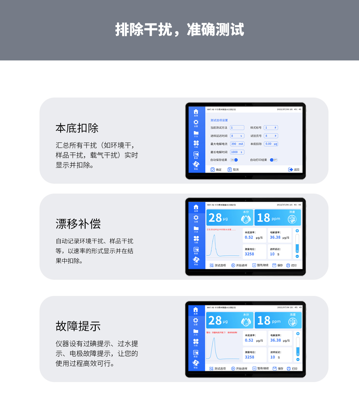 WKT-A8型卡尔费休微量水分测定仪（库伦法）